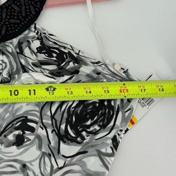 Iz Byer Women's Embellished Floral Satin Halter Top - Picture 8 of 15